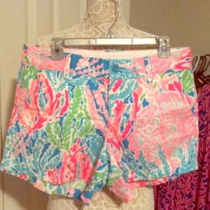 EUC Lilly Pulitzer Lets Cha Cha Callahan Shorts 12